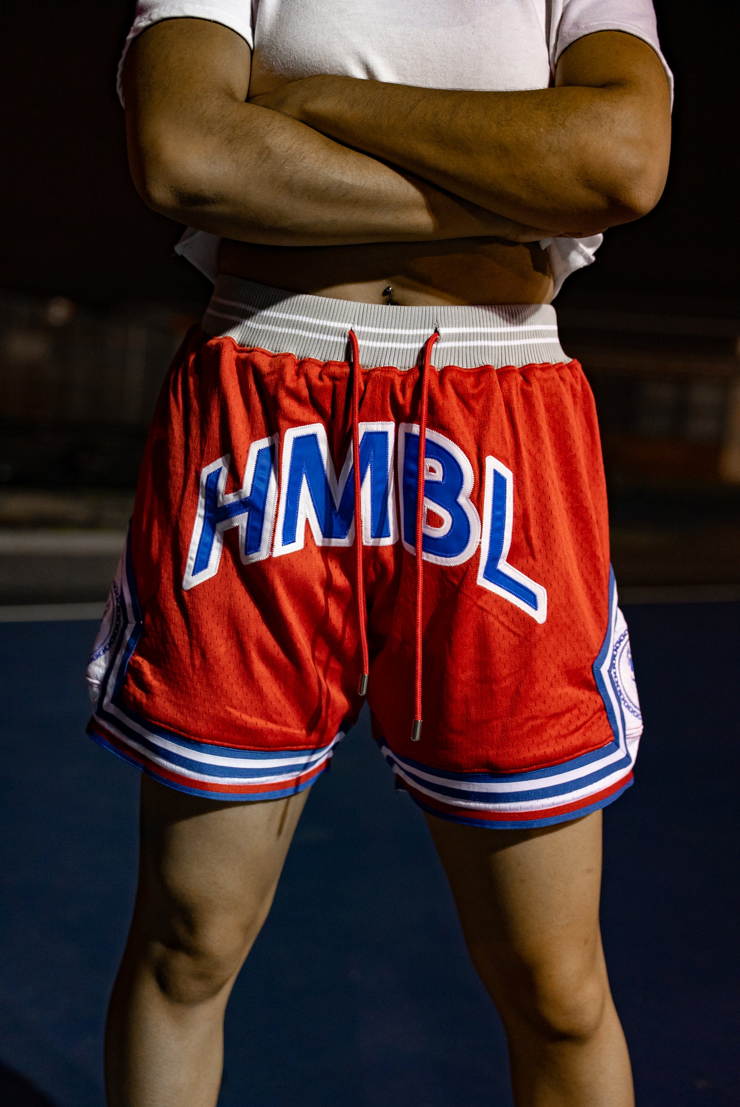 Made in Philly Red HMBL high quality shorts
