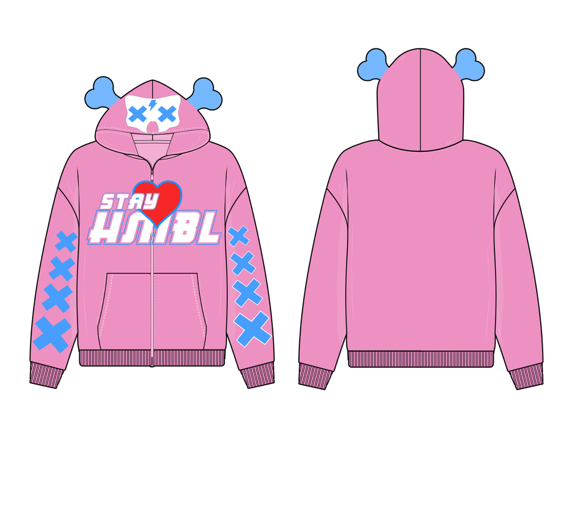 Youth cotton candy ears hoodie
